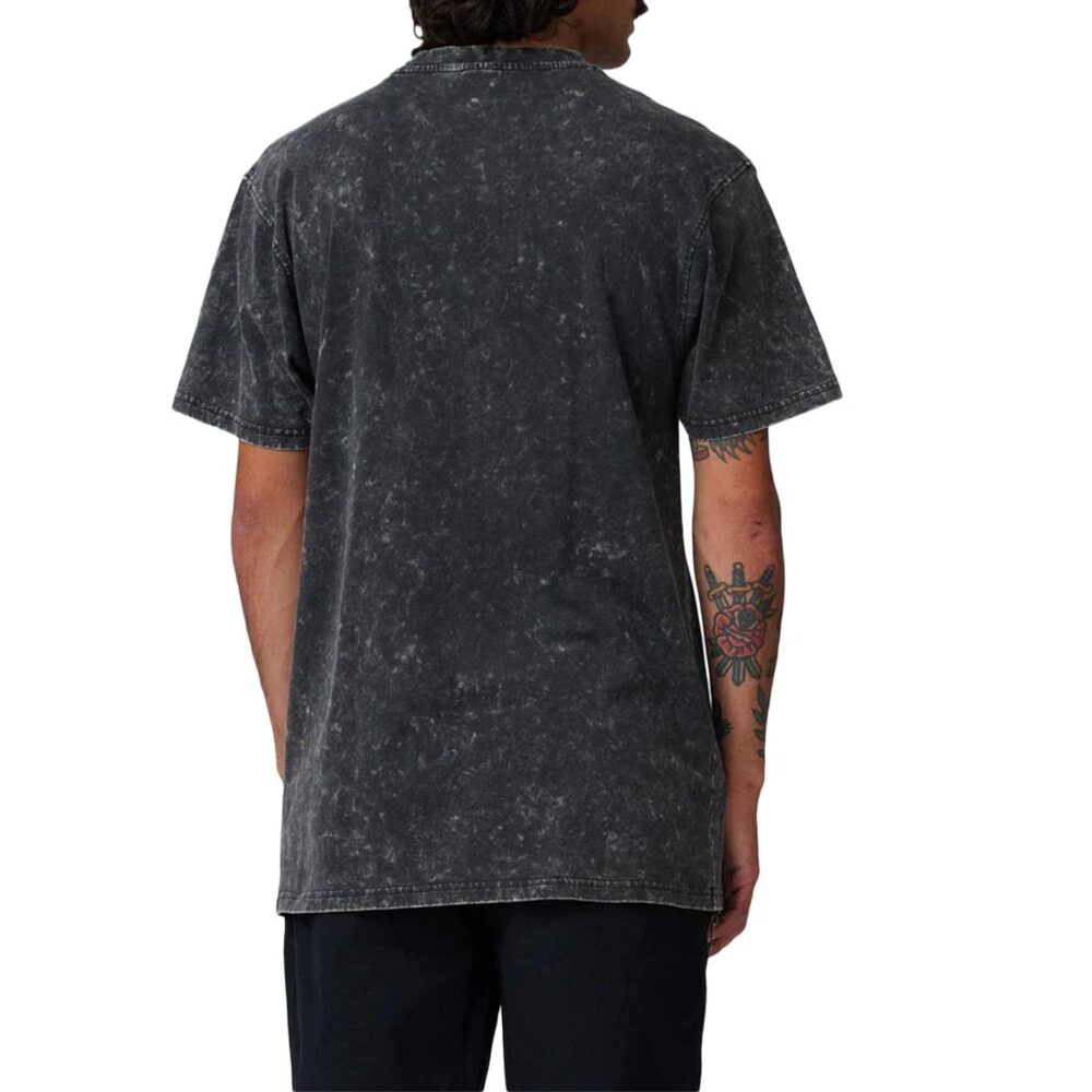 Santa Cruz Out Of Time Front S/S T-Shirt - Black Acid Wash