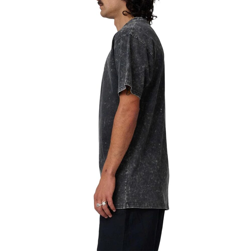 Santa Cruz Out Of Time Front S/S T-Shirt - Black Acid Wash