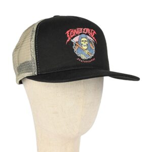 Santa Cruz Out Of Time Mesh Back Cap - Black/Stone Grey