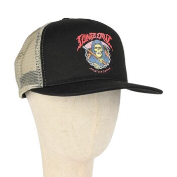 Santa Cruz Out Of Time Mesh Back Cap - Black/Stone Grey