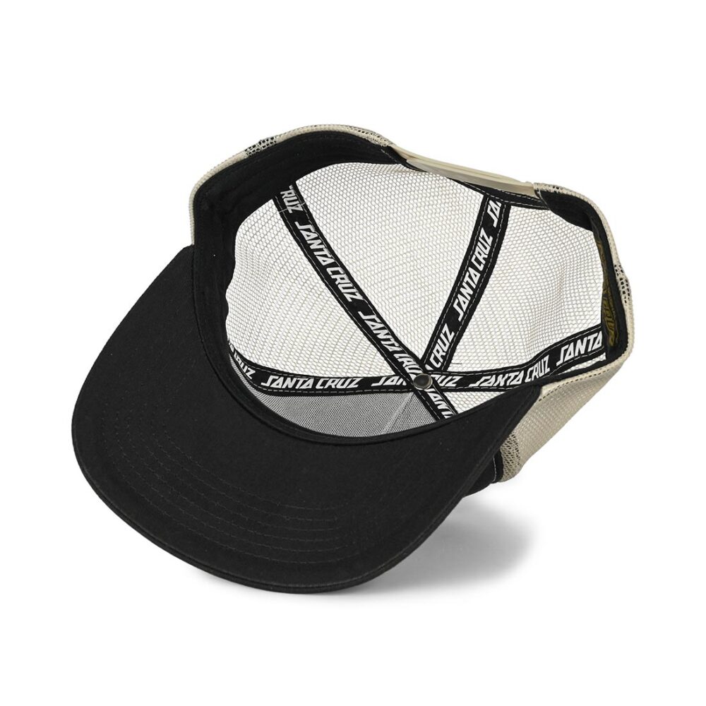 Santa Cruz Out Of Time Mesh Back Cap - Black/Stone Grey