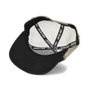 Santa Cruz Out Of Time Mesh Back Cap - Black/Stone Grey