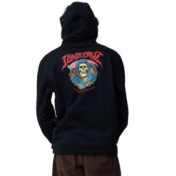 Santa Cruz Out Of Time Pullover Hoodie - Black