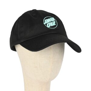 Santa Cruz Partial Dot Strapback Cap - Black