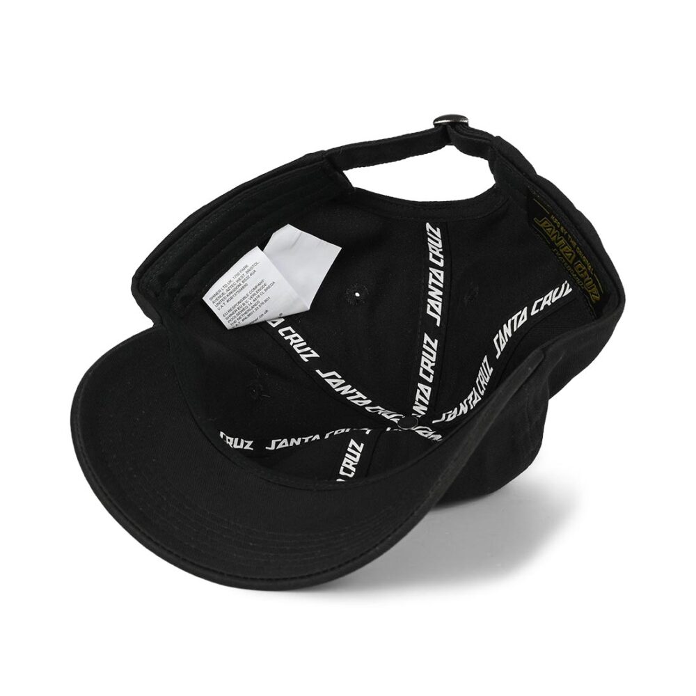 Santa Cruz Partial Dot Strapback Cap - Black