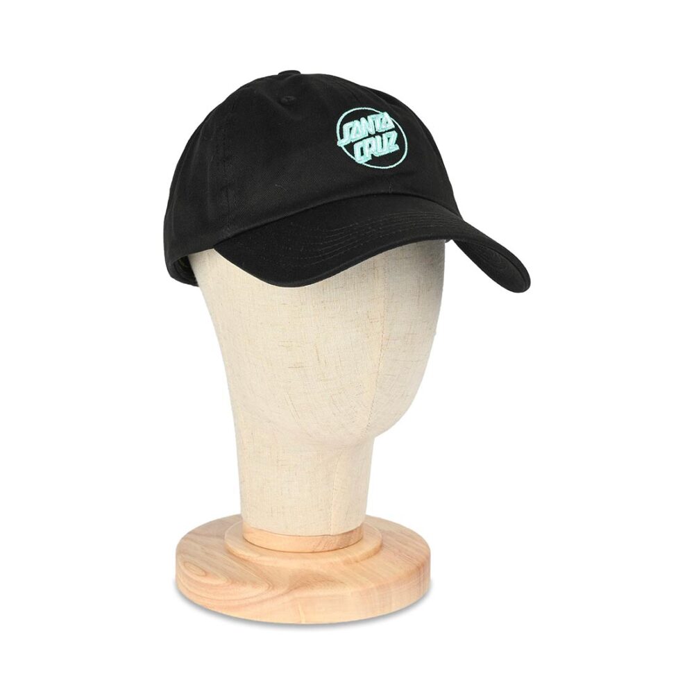 Santa Cruz Partial Dot Strapback Cap - Black