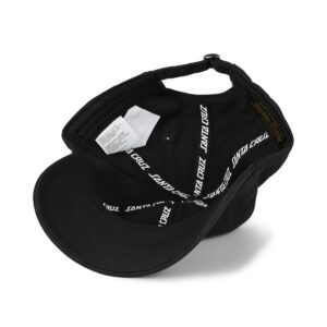 Santa Cruz Partial Dot Strapback Cap - Black