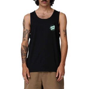 Santa Cruz Partial Dot Vest - Black/Mint
