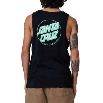 Santa Cruz Partial Dot Vest - Black/Mint