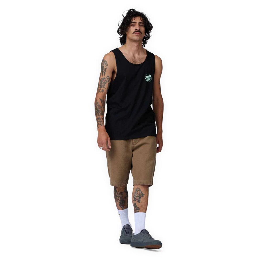 Santa Cruz Partial Dot Vest - Black/Mint