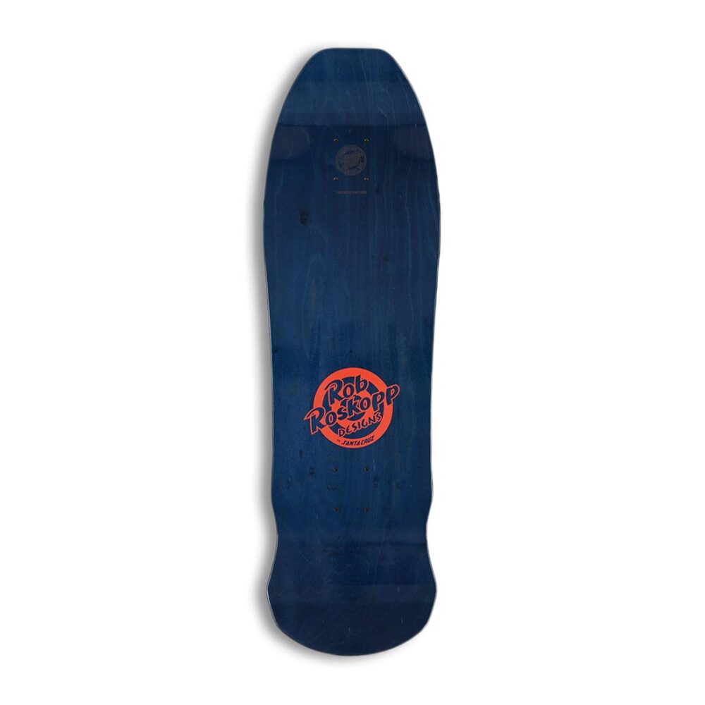 Santa Cruz Roskopp Face 9.5" Reissue Skateboard Deck - Yellow