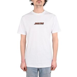 Santa Cruz Roskopp Monster Strip S/S T-Shirt - White