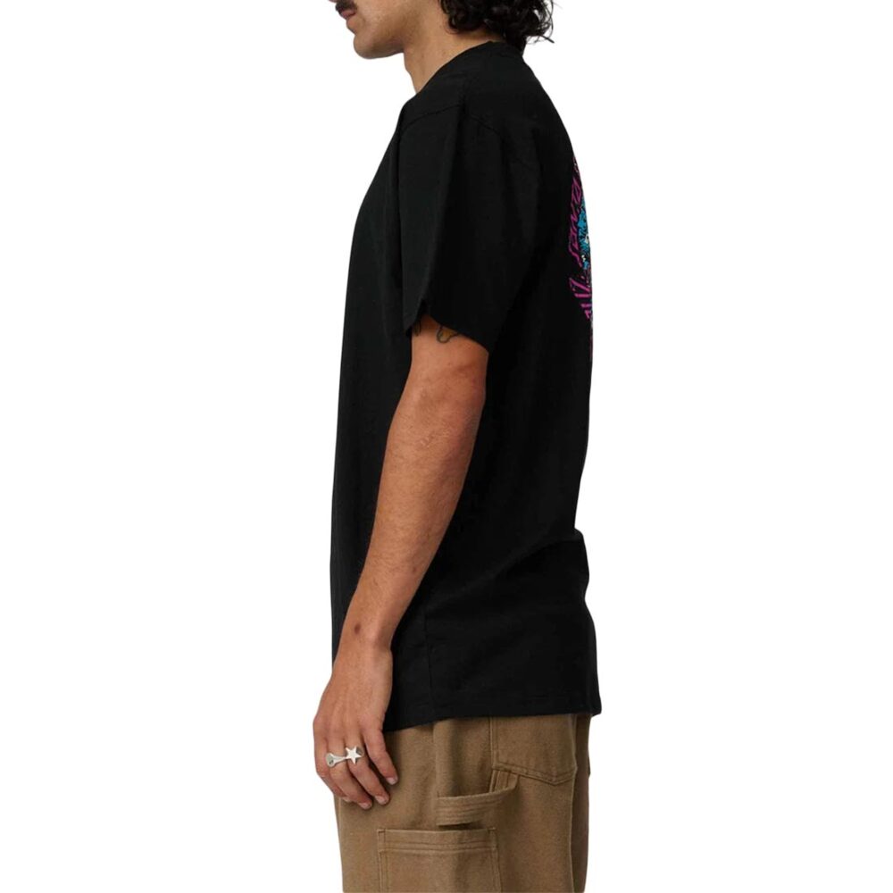 Santa Cruz Roskopp Monster Strip S/S T-Shirt - Black