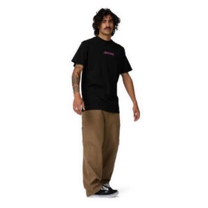 Santa Cruz Roskopp Monster Strip S/S T-Shirt - Black