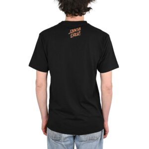 Santa Cruz Roskopp Screaming Five Front S/S T-Shirt - Black