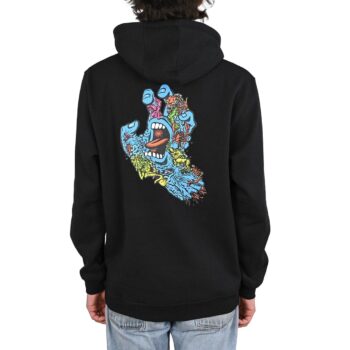 Santa Cruz Roskopp Screaming Five Pullover Hoodie - Black
