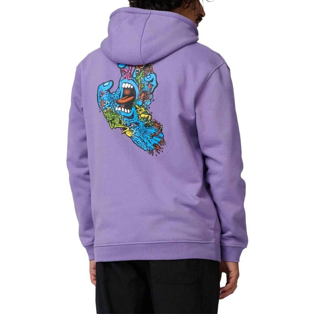 Santa Cruz Roskopp Screaming Five Pullover Hoodie - Purple Haze