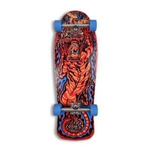 Santa Cruz Salba Tiger Cruiser 10.3 Complete Skateboard - Blue/Orange