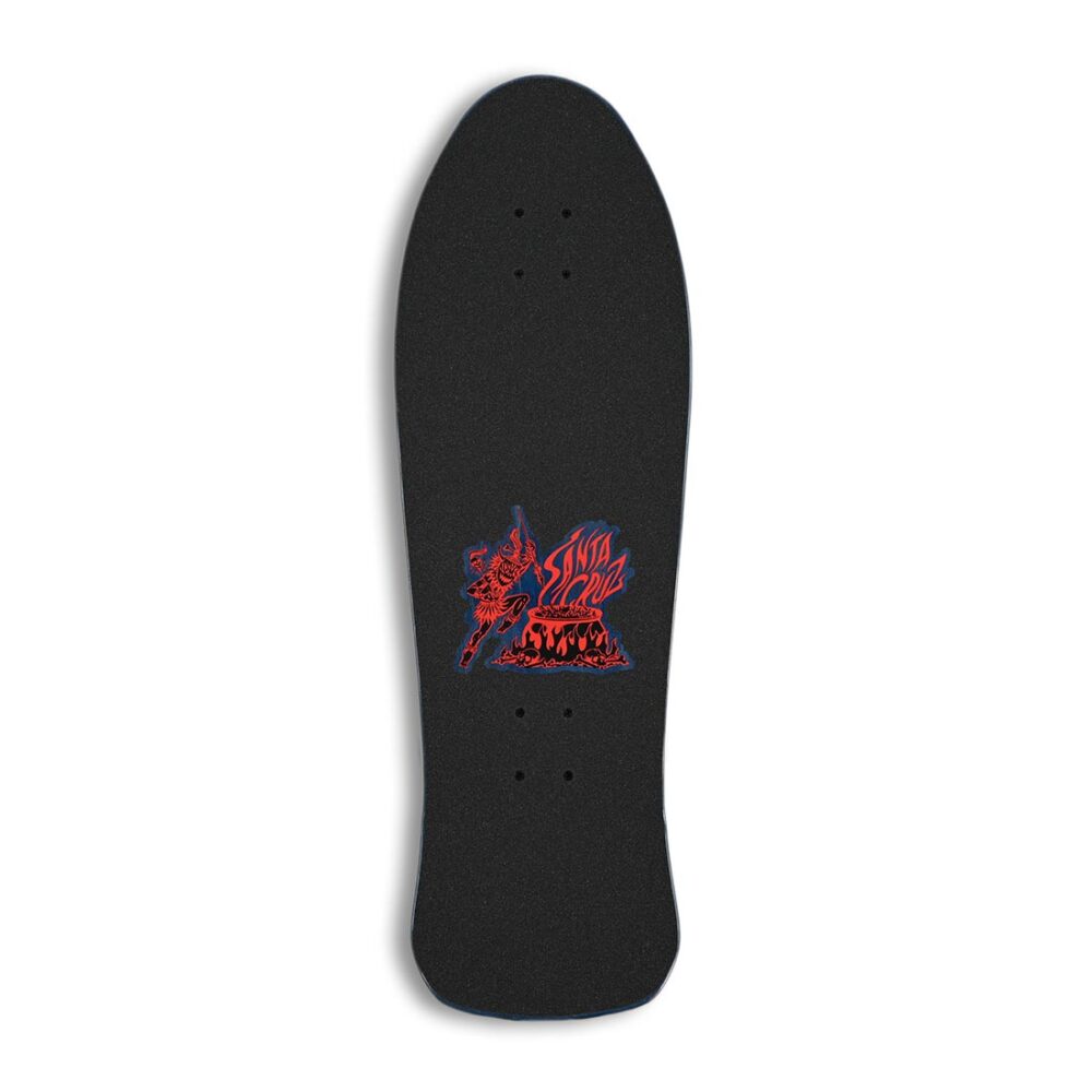 Santa Cruz Salba Tiger Cruiser 10.3 Complete Skateboard - Blue/Orange