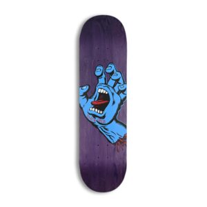 Santa Cruz Screaming Hand 8.375" Skateboard Deck - Purple