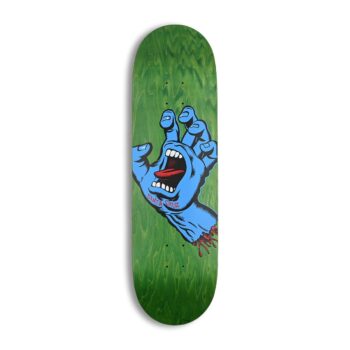 Santa Cruz Screaming Hand 8.8" Skateboard Deck - Green