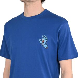 Santa Cruz Screaming Hand Chest S/S T-Shirt - Rich Navy