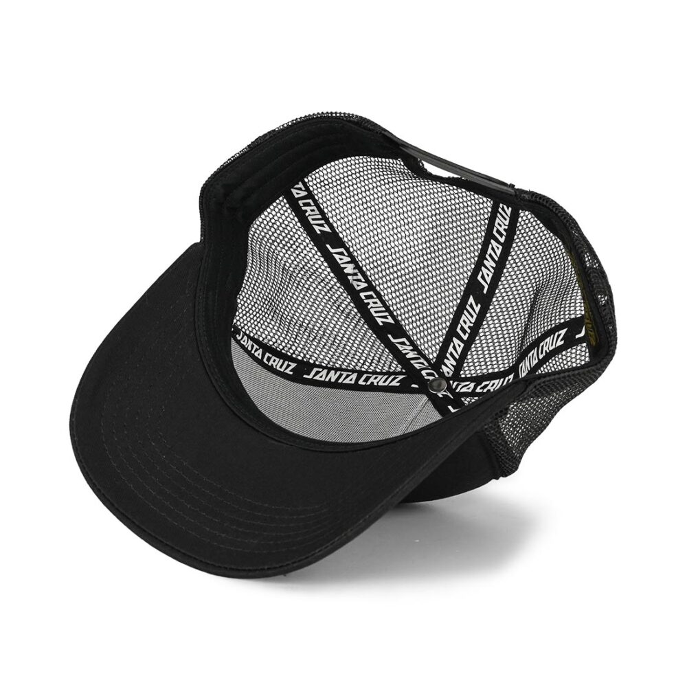 Santa Cruz Stamped Screaming Hand Mesh Back Cap - Black