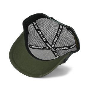 Santa Cruz Stamped Screaming Hand Mesh Back Cap - Kale