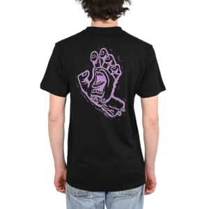Santa Cruz Stamped Screaming Hand S/S T-Shirt - Black