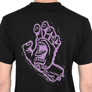 Santa Cruz Stamped Screaming Hand S/S T-Shirt - Black