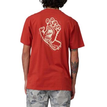 Santa Cruz Stamped Screaming Hand S/S T-Shirt - Ketchup