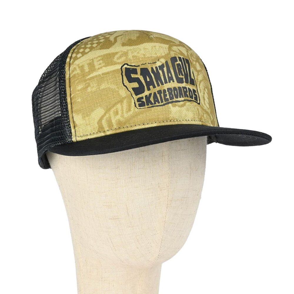 Santa Cruz Tonal Collage Mesh Back Cap - Faded Khaki/Rich Navy