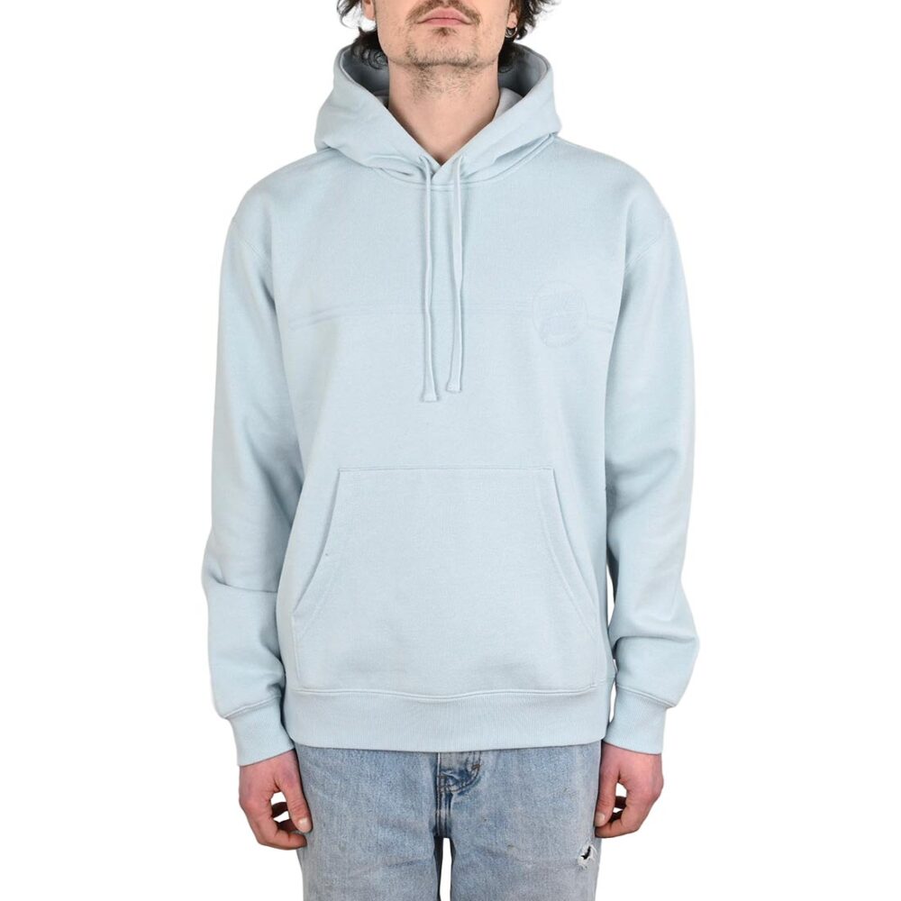 Santa Cruz Tonal Opus Dot Stripe Pullover Hoodie - Fresh Blue