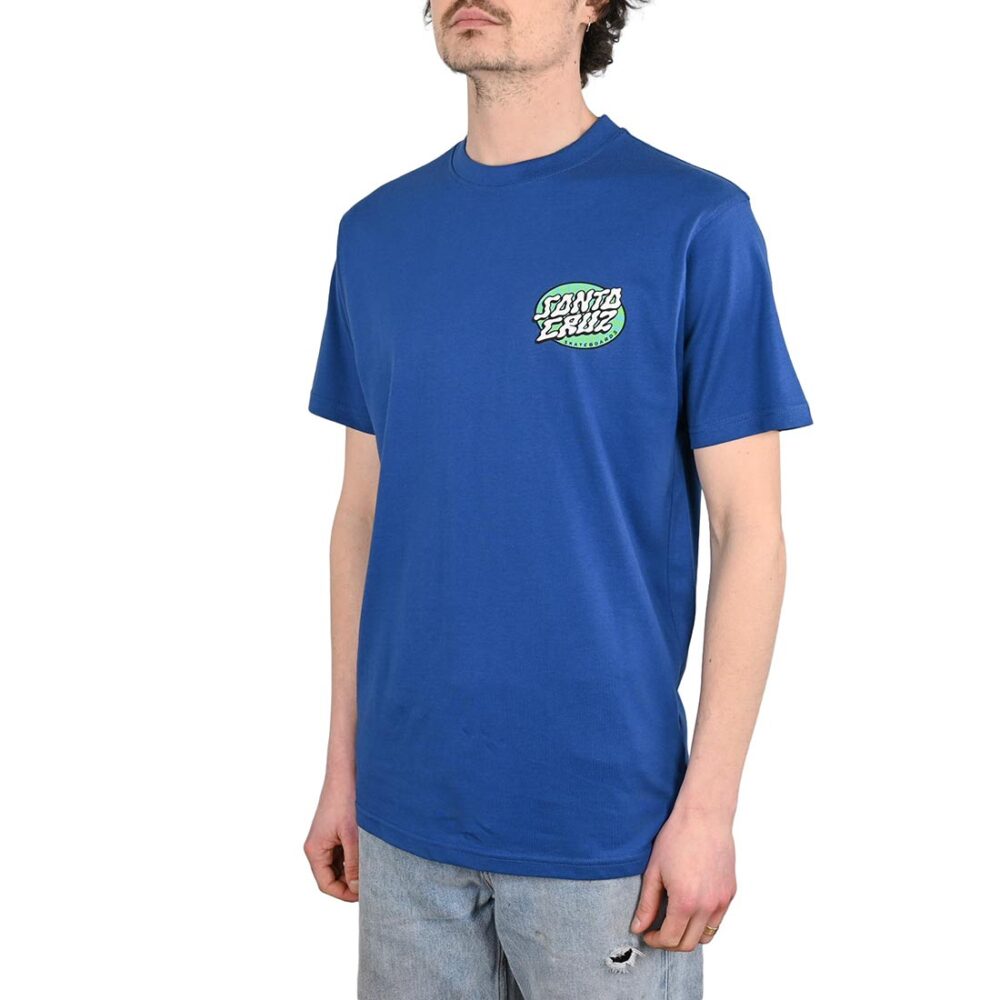 Santa Cruz Vertigo Dot S/S T-Shirt - Rich Navy