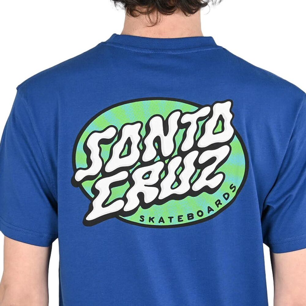 Santa Cruz Vertigo Dot S/S T-Shirt - Rich Navy
