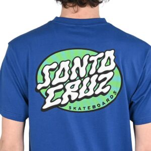 Santa Cruz Vertigo Dot S/S T-Shirt - Rich Navy
