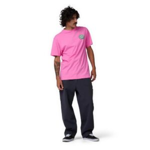 Santa Cruz Vertigo Dot S/S T-Shirt - Electric Pink