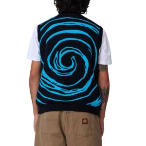 Santa Cruz Vortex Knitted Vest - Black