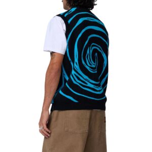 Santa Cruz Vortex Knitted Vest - Black