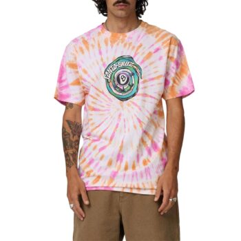 Santa Cruz Winkowski Vertigo S/S T-Shirt - Orange Tie Dye
