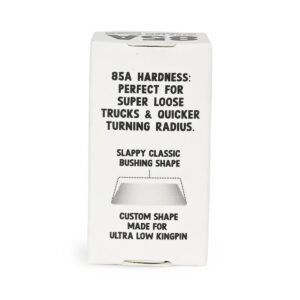 Slappy 85A Ultra Low Skateboard Truck Bushings - White