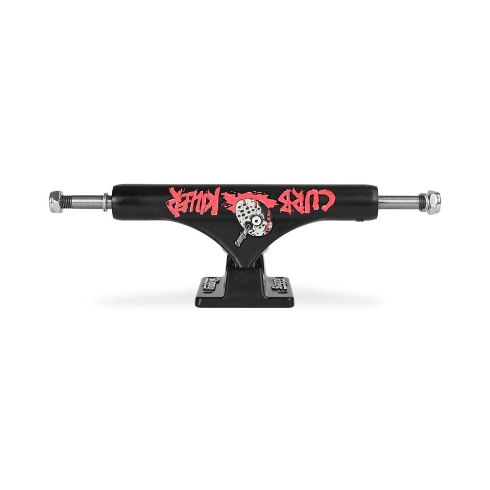 Slappy ST1 Hollow Inverted Curb Killer II 9" Skateboard Trucks (Pair) - Black