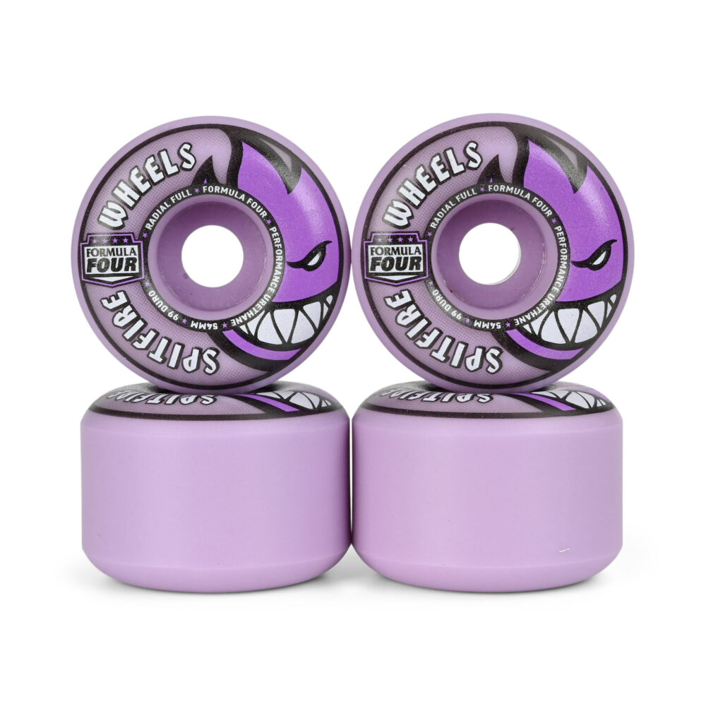Spitfire Colours Formula Four Radial Full 99D 54mm Wheels - Light Purple
