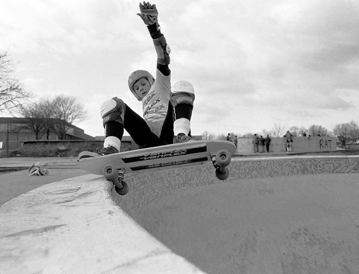 Steve Douglas skateboarding