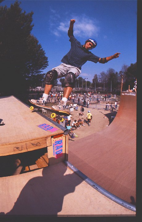 Steve Douglas skateboarding