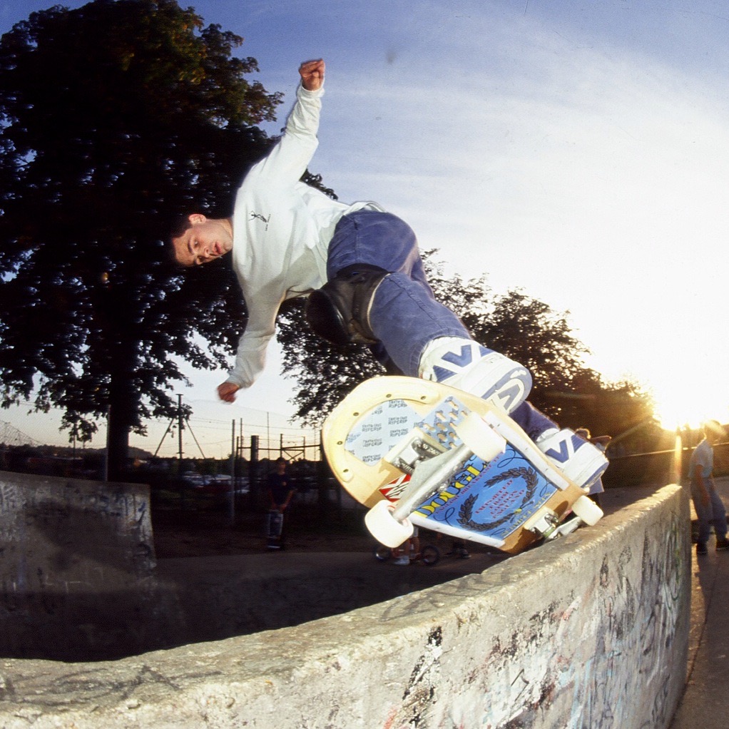Steve Douglas skateboarding