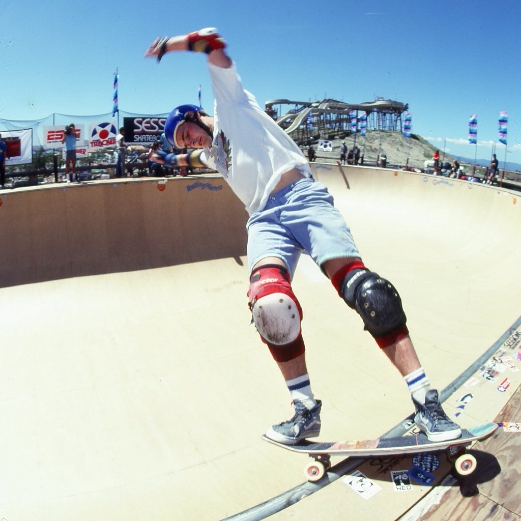 Steve Douglas skateboarding