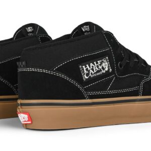 Vans Half Cab Skate Shoes - Black/Gum/White
