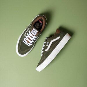 Vans Rowan Pro Skate Shoes - Green/Brown