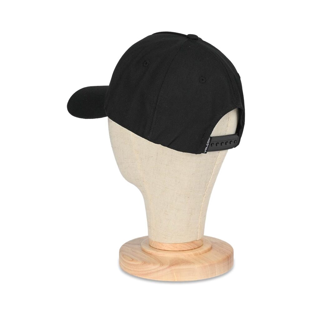 Volcom Embossed Stone ADJ Snapback Cap - Black